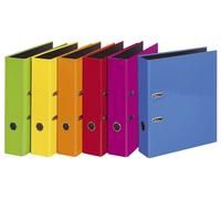 Veloflex® 4142 300 Classeur 1 pièce VELOCOLOR®, Carton pelliculé brillant/miroir intérieur noir, A4, assorti