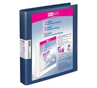 Veloflex 4143150 Velodur Classeur à 4 anneaux Bleu A4