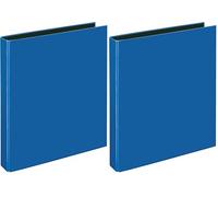 Veloflex 4143250 Classeur Velocolor, de 4 à 4 anneaux en D, Classic, DIN A4 (Lot de 2)