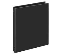 VELOFLEX 4144080 - Classeur à anneaux Comfort, Classeur, Classeur à anneaux, Agrafeuse, DIN A4, Mécanisme à 4 anneaux, 16 mm, PVC, noir