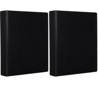 VELOFLEX 4151080 - Classeur à anneaux Comfort DIN A5, Classeur, Classeur à anneaux, 194 x 230 x 38 mm, Mécanisme à 4 anneaux, PVC, noir (Lot de 2)