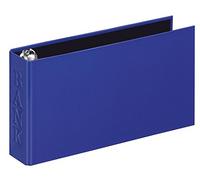VELOFLEX 4169250 - Classeur bancaire Classic DIN A6, Classeur à anneaux pour extraits bancaires, pour extraits de comptes, 250 x 140 x 45 mm, bleu