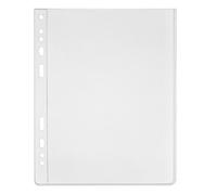 VELOFLEX 4360500 Lot de 50 pochettes perforées DIN A6 en film polypropylène 140 microns Transparent