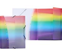 VELOFLEX 4442404 VELOFLEX Sammelmappe Rainbow DIN A4 Motiv
