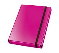 VELOFLEX 4443371 - Boîte de classement Velocolor, DIN A4, avec élastique, boîte de classement en carton, pelliculé brillant, rose, 23 x 32 x 4 cm, 1 pièce