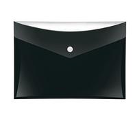 VELOFLEX 4550180 - Pochette pour documents Velocolor, 1 pièce, DIN A5, noir, pochette pour documents en film PP