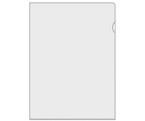 Veloflex 4555000 Lot de 100 pochettes de classement DIN A5 en PVC rigide de qualité supérieure à droite et en haut Ouverture