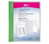 VELOFLEX 4741041 - Dossier de reporting VELOFORM, 1 unité, DIN A4, vert clair, PVC, couverture avant transparente, convient pour les pochettes à prospectus