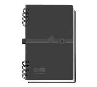Veloflex 5106180 Carnet D'adresses À Spirales Noir A6