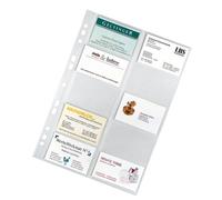 Veloflex 5341000 Pack de 10 pochettes pour 20 cartes de visite format A4 20 (Import Allemagne)