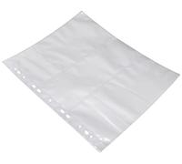 VELOFLEX 5347400 - Pochettes photo DIN A4, pochettes transparentes pour photos, pochettes de collection, pour format photo 10 x 15 cm horizontal, 5 pièces
