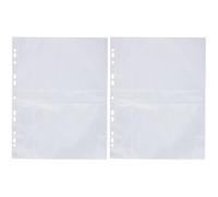 VELOFLEX 5347500 - Pochettes photo DIN A4, pochettes transparentes pour photos, pochettes collector, pour 4 photos de taille 13 x 18 cm horizontal, 5 pièces (Lot de 2)