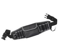 VELOFLEX 6901080 - Tool Bag M, 27,5 x 25 x 4 cm, sacoche multifonctions, sacoche à outils, sacoche ceinture, noir-gris