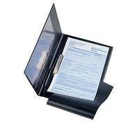 VELOFLEX - Bloc-notes à pince DIN A4 avec protection anti-copie, noir