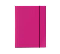VELOFLEX - Chemise de rangement VELOCOLOR A3 avec élastique, rose | Avec 3 rabats, pour documents et blocs à dessin DIN A3, format 30,5 x 43 x 1,5 cm