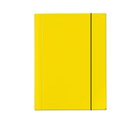 VELOFLEX - Chemise de rangement VELOCOLOR format A3 avec élastique, jaune | Avec 3 rabats, pour documents et blocs à dessin DIN A3, format 30,5 x 43 x 1,5 cm
