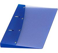 VELOFLEX Classeur à anneaux Diamond 1151450 - Format A5 - Mécanisme à 2 anneaux - 20 mm - En polypropylène - Bleu - 1 pièce