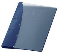 VELOFLEX 1141450 - Classeur à anneaux Diamond, classeur à anneaux, classeur, DIN A4, mécanisme à 2 anneaux, 20 mm, PP-plastique, bleu