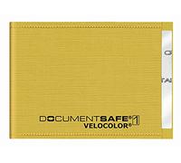 VELOFLEX - Étui pour cartes avec protection RFID/NFC 90 x 63 mm, jaune | Pour 1 carte avec puce RFID/NFC, en film PP spécial, adapté aux cartes de crédit, cartes d'identité et cartes d'accès