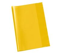 VELOFLEX - Housses pour cahiers A4 en PP transparent, jaunes, 25 pièces