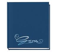 VELOFLEX - Livre d'or Classic avec gaufrage, 144 pages, bleu