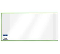 Veloflex Lot de 10 Protège-cahiers 260 x 540 mm polypropylène à rabat Transparent 1540260
