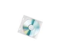 Veloflex - Page du classeur à CD/DVD - capacité : 1 CD/DVD - clair (pack de 10)