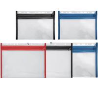 Veloflex Pochette à fermeture éclair VELOBAG XS 4354050 DIN A4 bleu