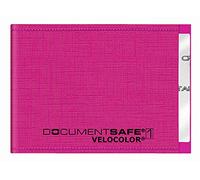 VELOFLEX - Pochette de protection RFID/NFC 90 x 63 mm rose | Pour 1 carte avec puce RFID/NFC, en film PP spécial, adapté aux cartes de crédit, cartes d'identité et cartes d'accès