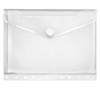 VELOFLEX Pochette porte-documents en plastique Crystal transparente DIN A5