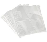 VELOFLEX 5347300 - Pochettes photo DIN A4, pochettes transparentes pour photos, pochettes de collection, pour format photo 10 x 15 cm de hauteur, 5 pièces