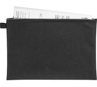 VELOFLEX Sac à fermeture éclair noir/argent textile, 1 pc.
