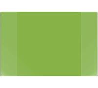 VELOFLEX - Sous-main en PVC vert, 40 x 60 cm, avec calendrier et poches latérales, antidérapant, lavable