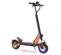 VELOFLOW Trottinette électrique pour adultes, Pneus de 10 pouces, Moteur sans balais de 500W, Vitesse de 25 km/h, Autonomie de 45 km, Charge de 150 kg, Écran de 12,4 cm, Trottinette électrique pliable