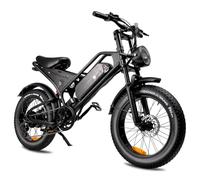 VELOFLOW Vélo Électrique 20 Pouces avec Batterie Haute Capacité 18,2 Ah, Levier de Vitesse/Dérailleur/Roue Libre Shimano, Frein à Disque Mécanique, Clignotants Avant + Porte-Bagages Arrière