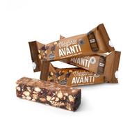 Veloforte Avanti Barre énergétique, dattes et pécan - Protéines et glucides équilibrés pour le sport, performance 100 % naturelle, à base de plantes, sans produits laitiers, sans gluten, végétalien (24 bars)