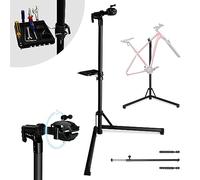 VELOJA support de réparation pour vélo électrique - pied d'atelier en aluminium avec rotation à 360° - capacité jusqu'à 45 kg - adapté aux vélos et VTT