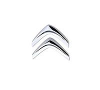 VELOMY Auto Emblème Logo pour Citroen C1 C2 C3 C4 C5 C6 C8, Haute qualité ABS DéCoration D'EmblèMe Avant et Arrière D'Autocollant Armatures de Caisse Logo de Remplacement Accessoiresde Style,A