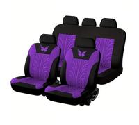 VELOMY Housses de siège Voiture pour Dacia Duster 2018-2023 2024. Ensemble Complet de Housses de siège Avant et arrière, antidérapantes et Respirantes,A