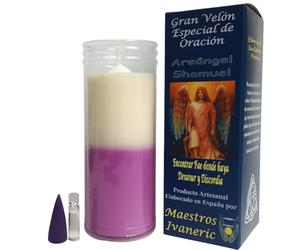 Velon Chamuel bougie renforcée par prière pour trouver la paix là où il y a chagrin et discorde