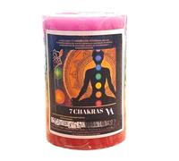 VELON DES PUISSANCES- Velon des 7 chakras - Ouvre les portes de la spiritualité - Connectez-vous aux 7 chakras - Bougie rituelle sept énergies - Connectez-vous à votre énergie vitale.
