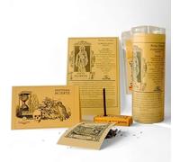 Velon noir préservé avec essence de la Sainte Mort Rituale de Protection totale pour pétitions, Jeux et Altares Bougie Noire avec encens et offensives