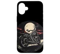 Vélos drôles avec Lune et Rue pour Les Cyclistes de Nuit Coque pour iPhone 16 Plus