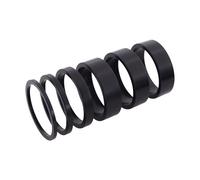 Vélos Entretoises de tronc de rechange Route en alliage d'aluminium Route VTT Casques Vélo de machine à laver Fourche avant Tige Espaceur en alliage d'aluminium Fourche Machine à laver Entretien