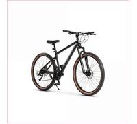 Vélos Outdoor - Velors - VTT 27,5'' 21 Vitesses Freins à Disques - Adultes 160-175 cm - Noir-Gris (85% Prémonté)