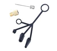Vélos Pompes à pied manuelles Adaptateurs de buse Adaptateurs de porte d'air Buse gonflable portable Accessoires de pompes à air à 4 griffes Accessoires de pompes à air Adaptateurs de porte d'air Buse