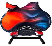 VELOSOCK Housse de vélo pour porte-bagages de voiture Motion Wave - Protection complète du vélo, facile à transporter, résistante à l'eau et durable - pour vélos de route