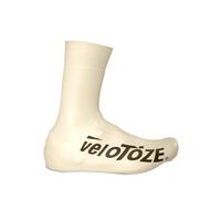 veloToze - Couvre-chaussures hauts 2.0, pour une utilisation avec des chaussures de vélo de route, blanc (blanc), Small