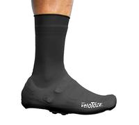 Paire de couvre chaussures velotoze haut silicone snaps noir