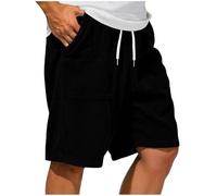 Velours Côtelé Short Homme Baggy Confortable Bermuda avec Poches Taille Elastique Léger Jogging Pantacourt Vintage Pantalons Jogging Running Sport Bermuda Vacances Loisirs Quotidien